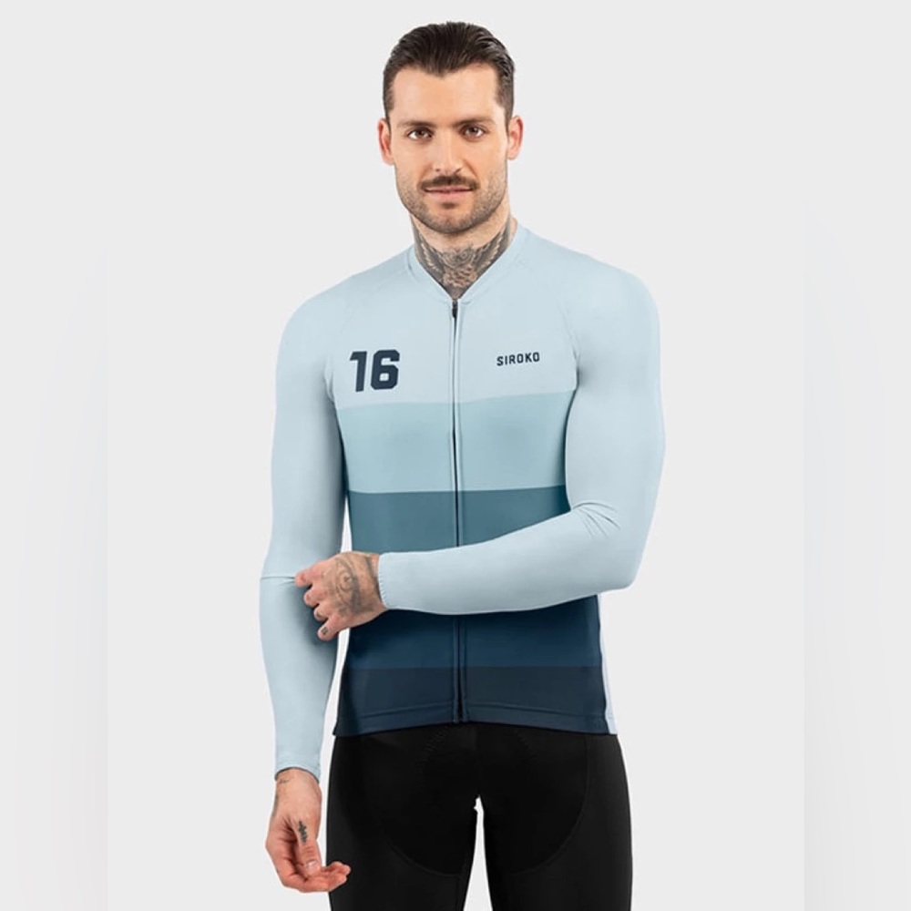 SIROKO M2 FOCUS Men's long sleeve cycling jersey